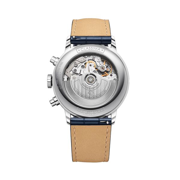 Classima 42 mm automatique chronograph en acier inoxydable