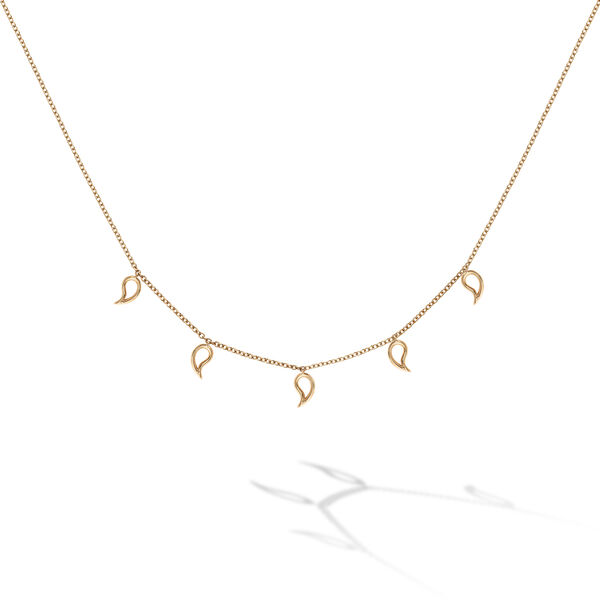 Collier ras-de-cou Pétale en or jaune