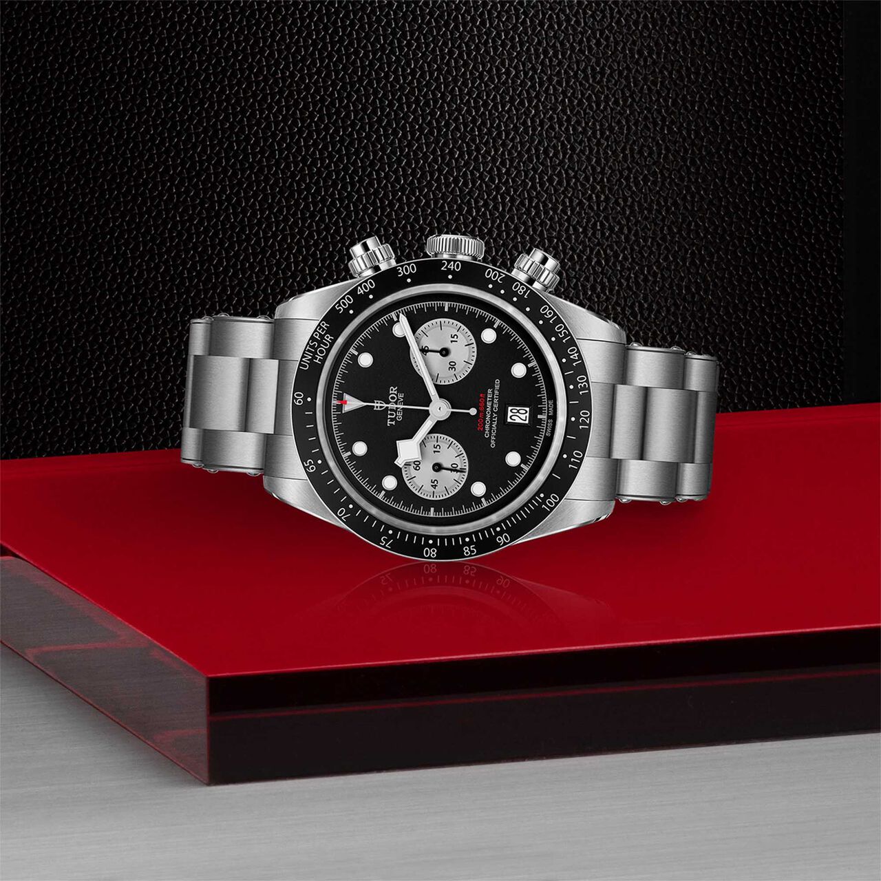  Black Dial with Silver Counters image number 3