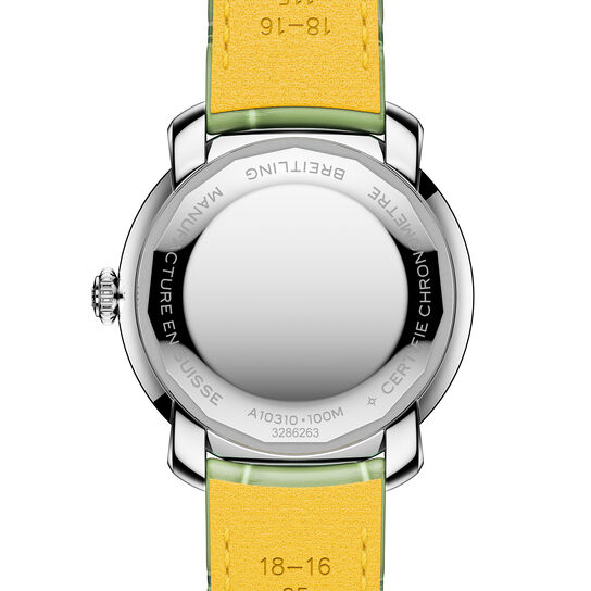 Breitling Lady Premier Automatique 36 mm en acier inoxydable et diamants image number 2