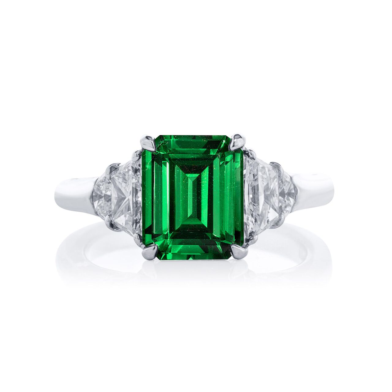 jb star emerald diamond ring 7241 003 front image number 0