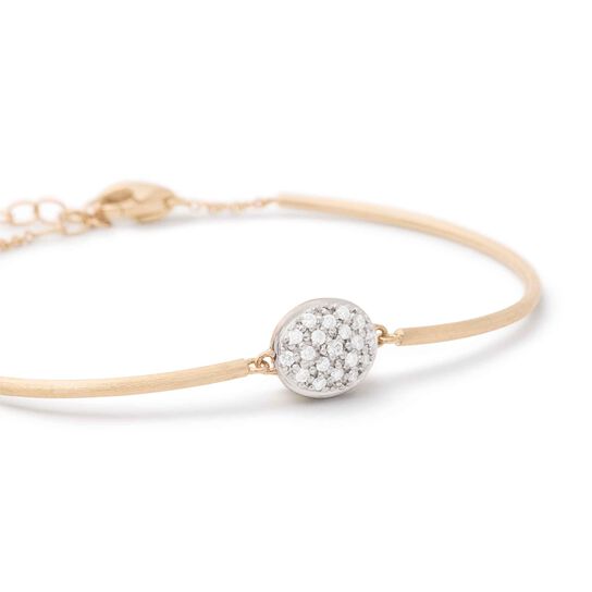 Marco Bicego Siviglia Yellow Gold and Diamond Bangle image number 2
