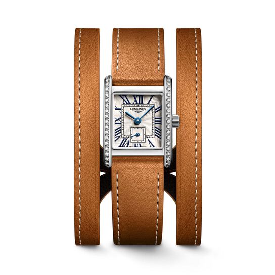 Longines Mini DolceVita Quartz 21 X 29 mm Stainless Steel and Diamond image number 0