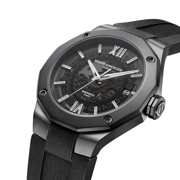Riviera 42 mm Baumatic automatique en acier inoxydable ADLC