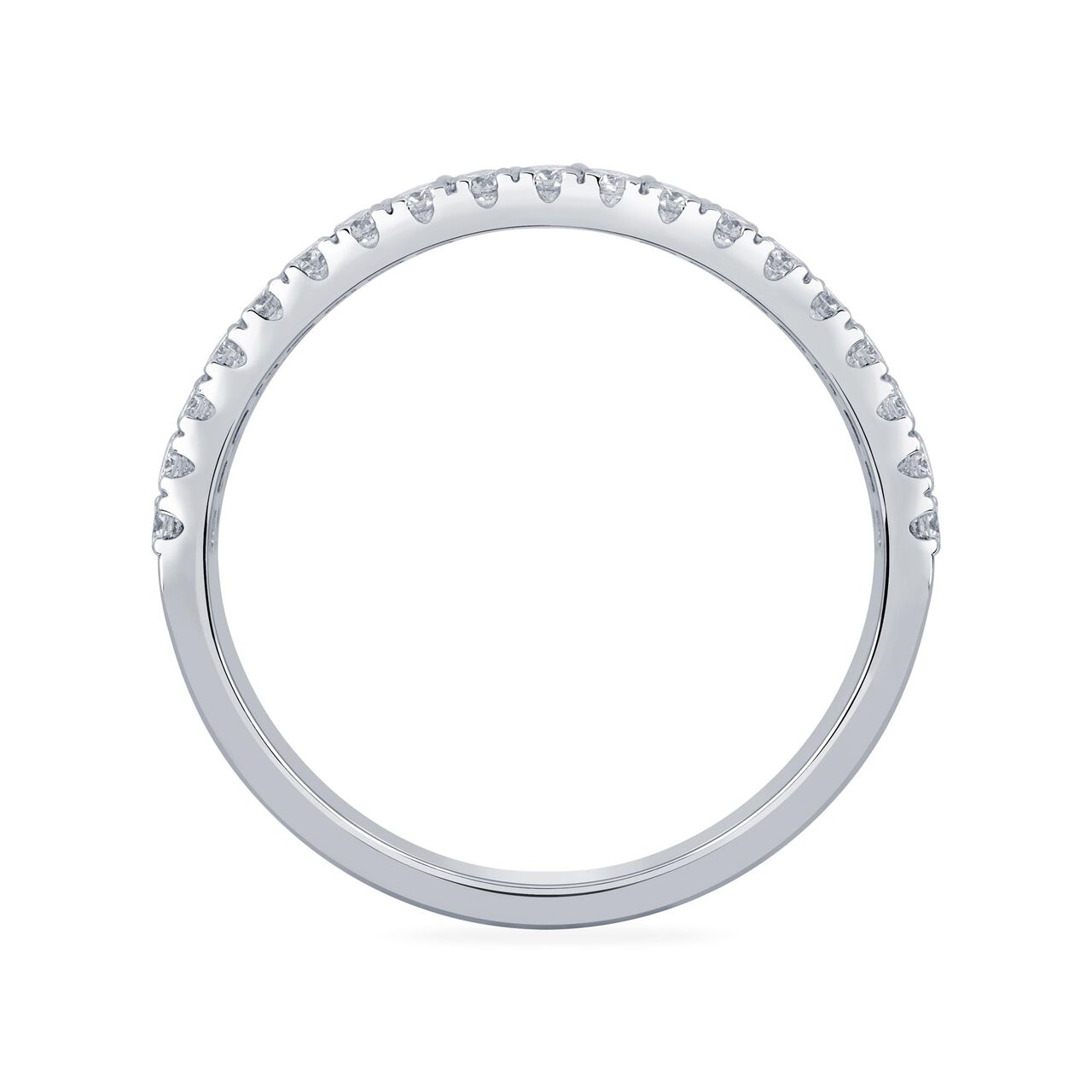 Bague fine en diamants image number 3