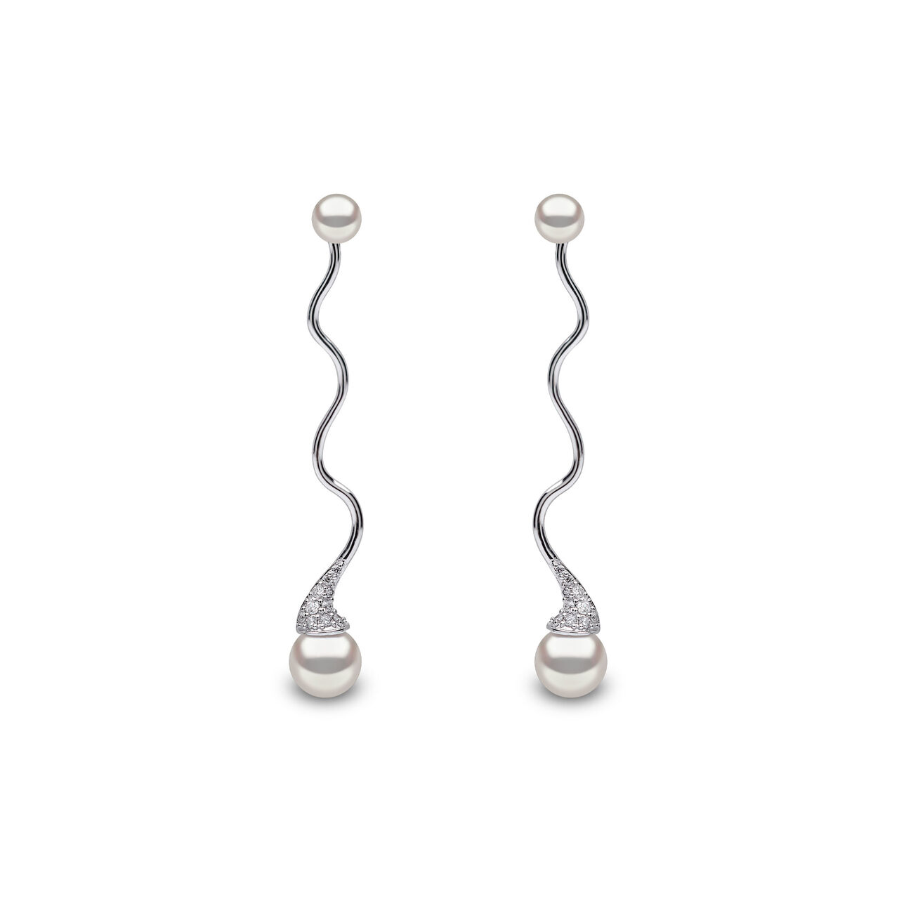 yoko london sleek white gold pearl swirl earrings qye2193 7x front image number 0
