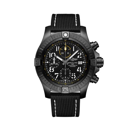 maison birks breitling avenger chronograph 45 night mission titanium black clasp v13317101b1x2 image number 0