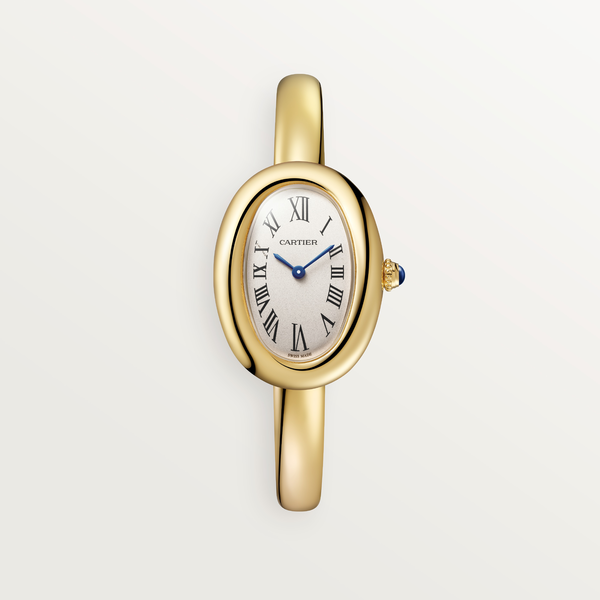 Baignoire 31 X 23 mm quartz en or jaune, petit modèle