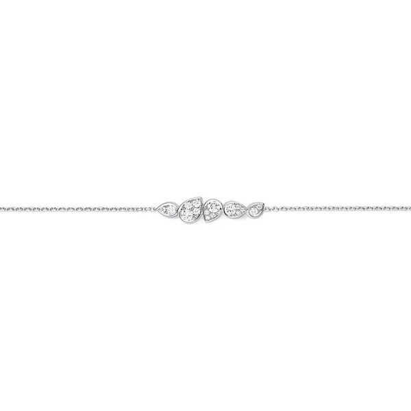 Bracelet Joséphine Ronde d'Aigrettes en or blanc et diamants