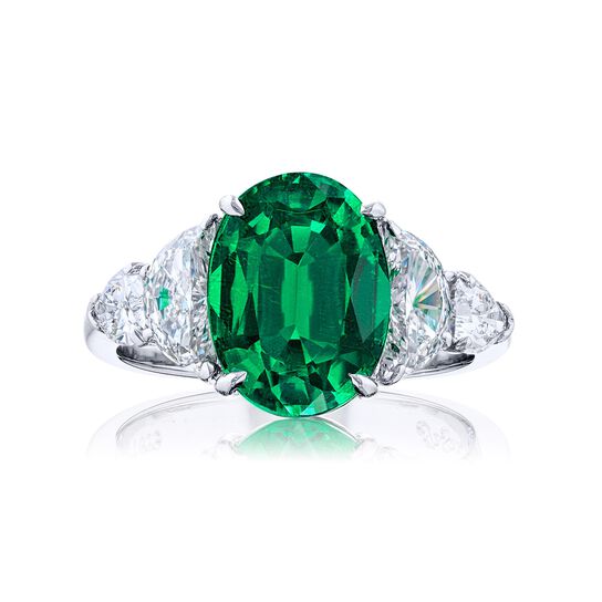 jb star oval emerald ring 4912 046 front image number 0