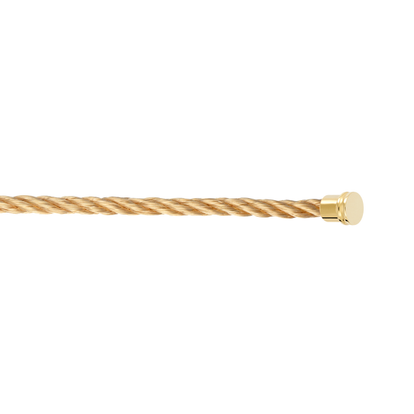 Chance Infinie Medium Yellow Gold and Diamond Pav&eacute; Cable Bracelet