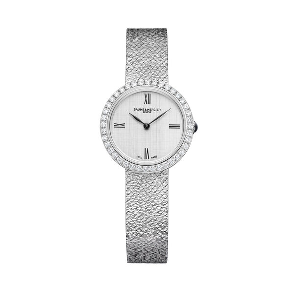 Joia Quartz 28 mm Stainless Steel and Diamond