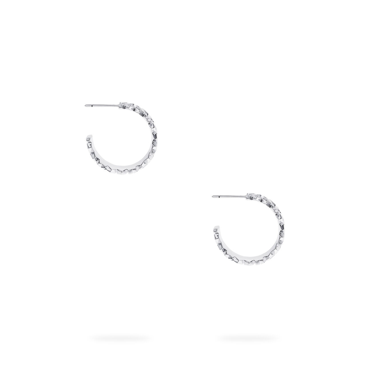 Birks Beekeper White Gold and Diamond Earrings image number 2