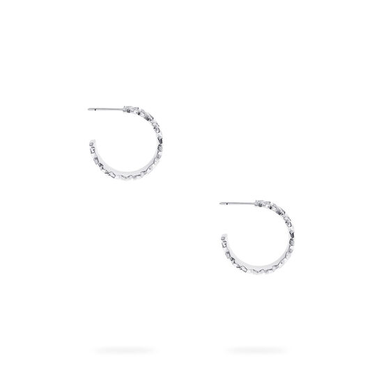 Birks Beekeper White Gold and Diamond Earrings image number 2