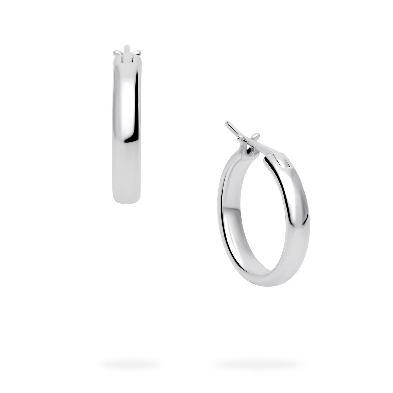 Birks Essentials Sterling Silver 15 mm Huggie Earrings image number 0