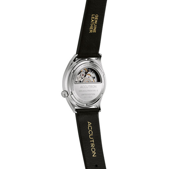 accutron legacy limited edition automatic 34 mm stainless steel 2sw6b001 back image number 1