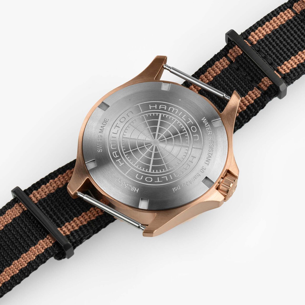 Hamilton Khaki Navy Scuba 43 mm GMT automatique en bronze et titane image number 6