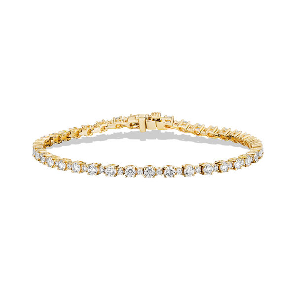 Bracelet en or jaune 78 diamants