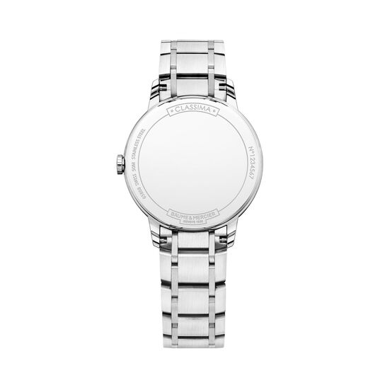 Classima 31 mm quartz en acier inoxydable et diamants image number 1