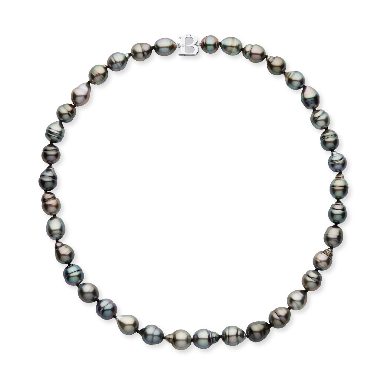 Birks Pearls 8-10mm White Gold Tahitian Necklace image number 0