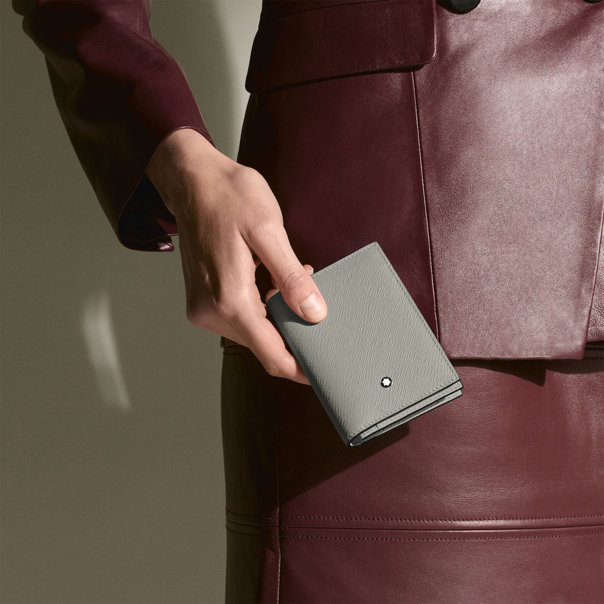 Sartorial Grey 4 Card Holder