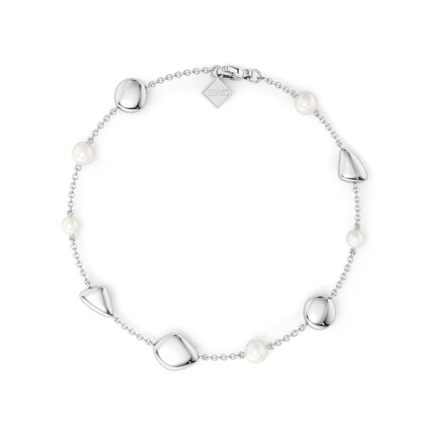 Bracelet de perles en argent sterling