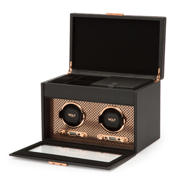 Remontoir de montre Axis 2 pièces avec rangement cuivre