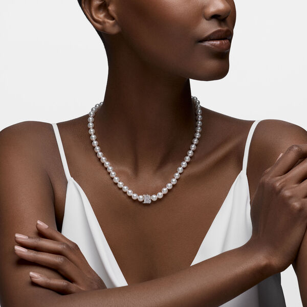 Collier Akoya AAA de 7-7,5 mm