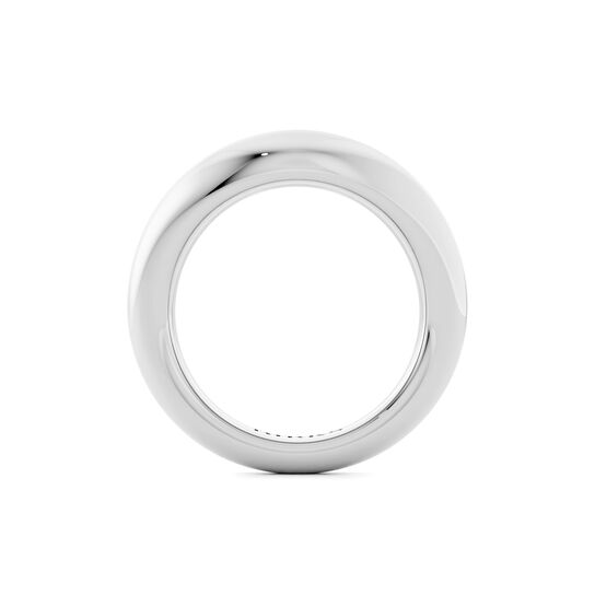 Birks Essentials Silver Curved Ring image number 3