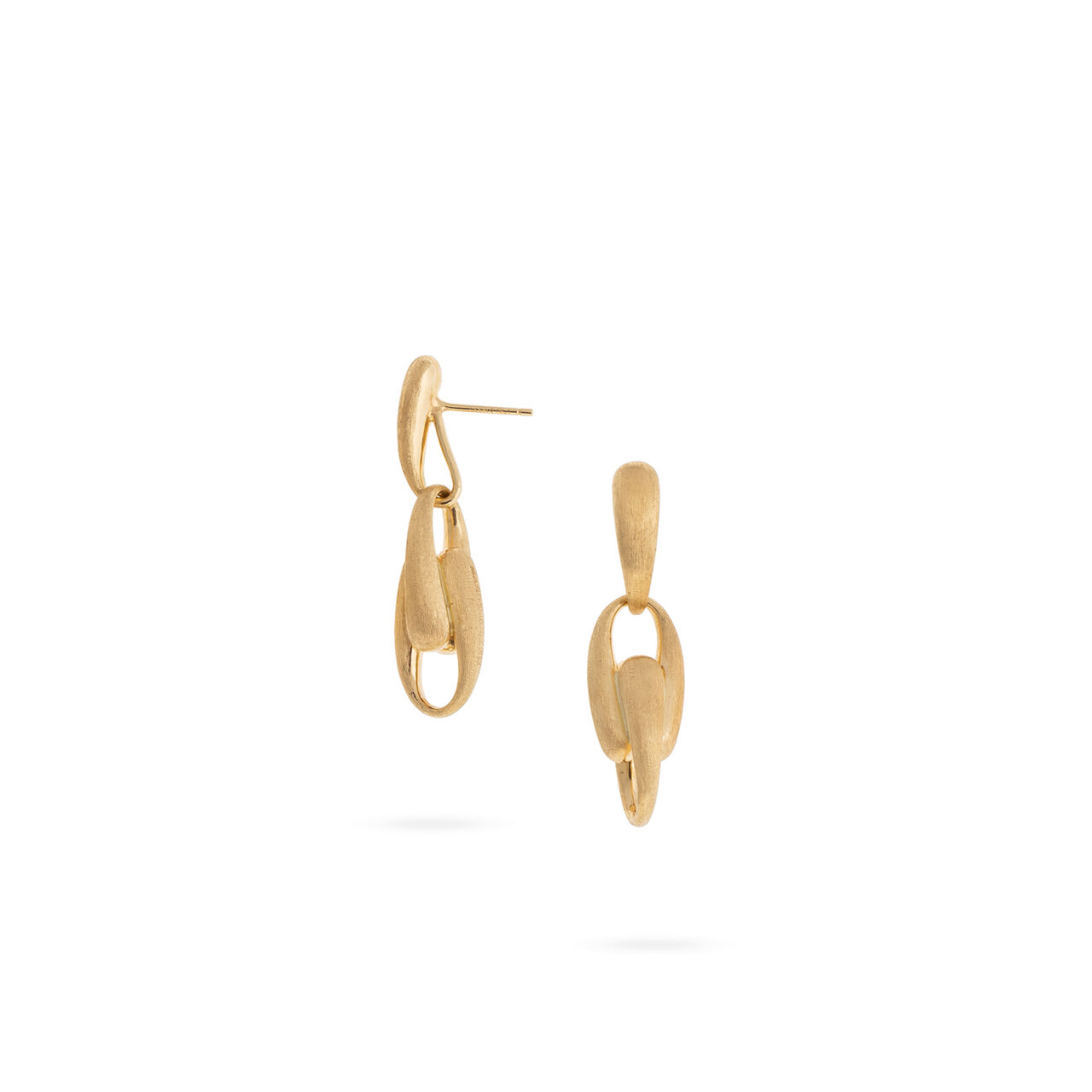 maison birks marco bicego lucia yellow gold link drop earrings ob1646 y 02 image number 0