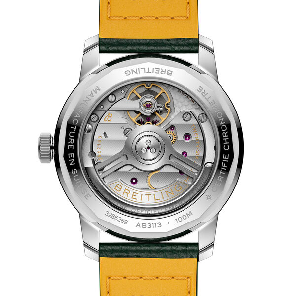 Top Time 38 mm automatique en acier inoxydable