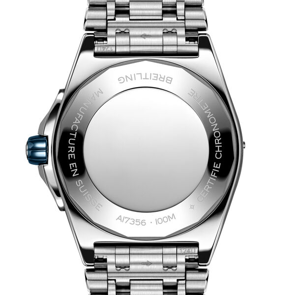 Super Chronomat Automatic 38 acier - bleu glacier