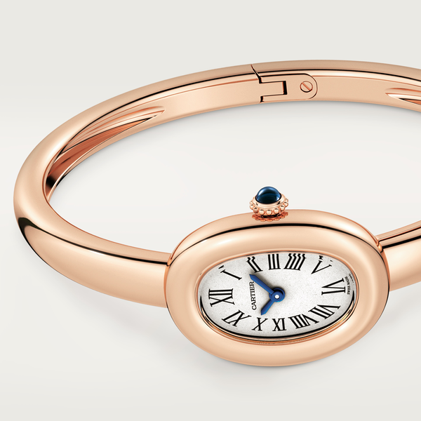Baignoire 25 X 19 mm quartz en or rose, mini modèle