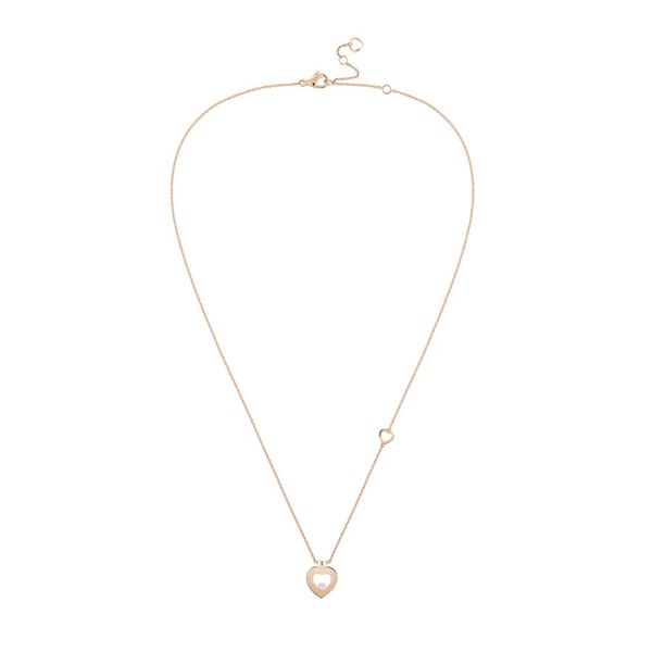 Pretty Woman Extra Small Rose Gold and Diamond Heart Pendant