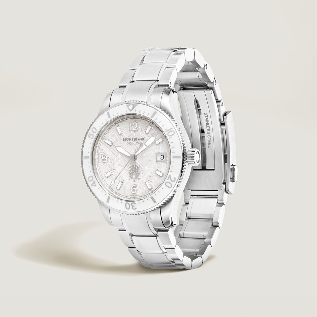 Montblanc 1858 0 Oxygen 38 mm automatique en acier inoxydable image number 2