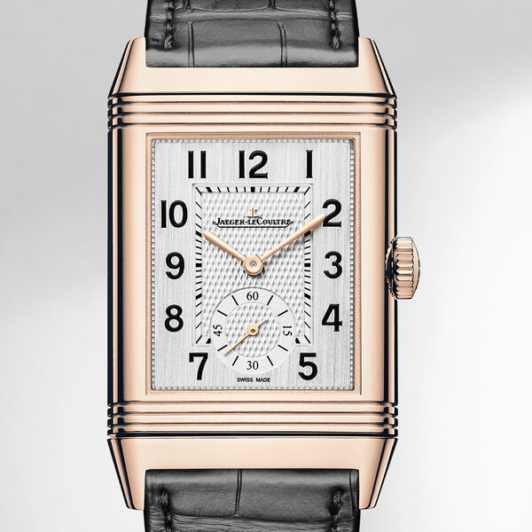 Reverso Classic Duoface manuelle 47 x 28 mm en or rose grand modèle 