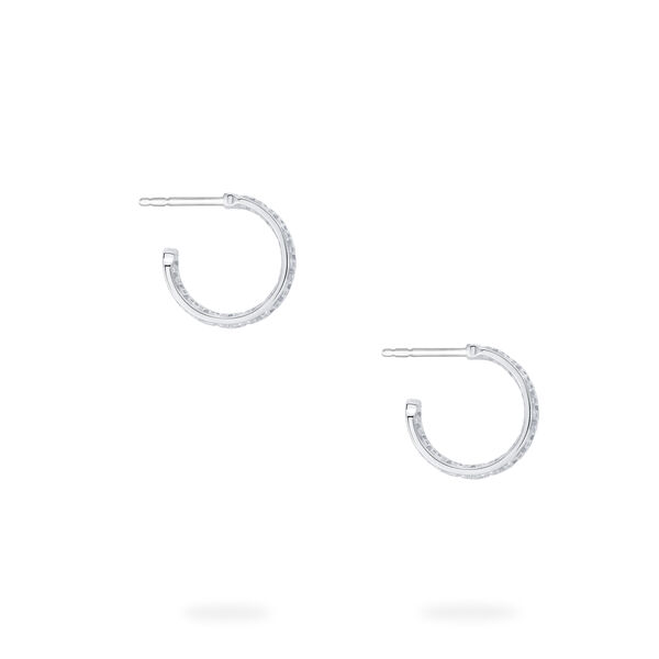 Boucles d'oreilles anneaux en argent