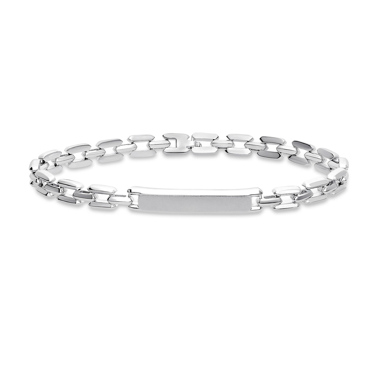 Birks Essentiels Bracelet &agrave; maillons barre pour homme en argent sterling image number 0