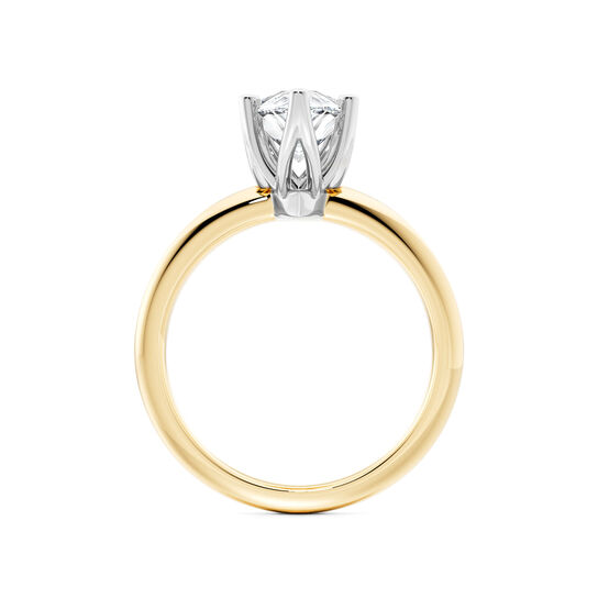 Birks North Star Pear-Cut Solitaire Diamond Engagement Ring in Yellow Gold image number 2
