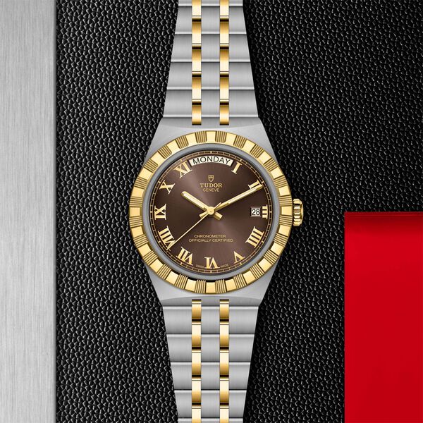 Royal Automatic 40 mm Stainless Steel and Yellow Gold