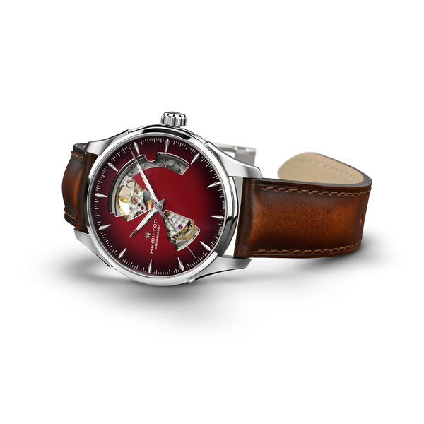 Jazzmaster Open Heart 40 mm automatique en acier inoxydable