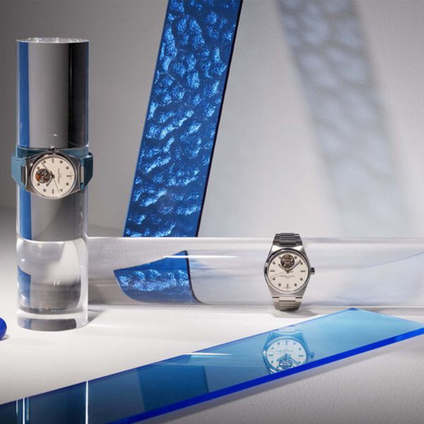 Highlife 34 mm Heart Beat automatique en acier inoxydable et diamants
