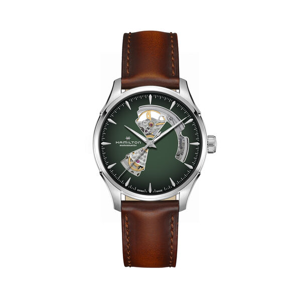 Jazzmaster Open Heart 40 mm automatique en acier inoxydable