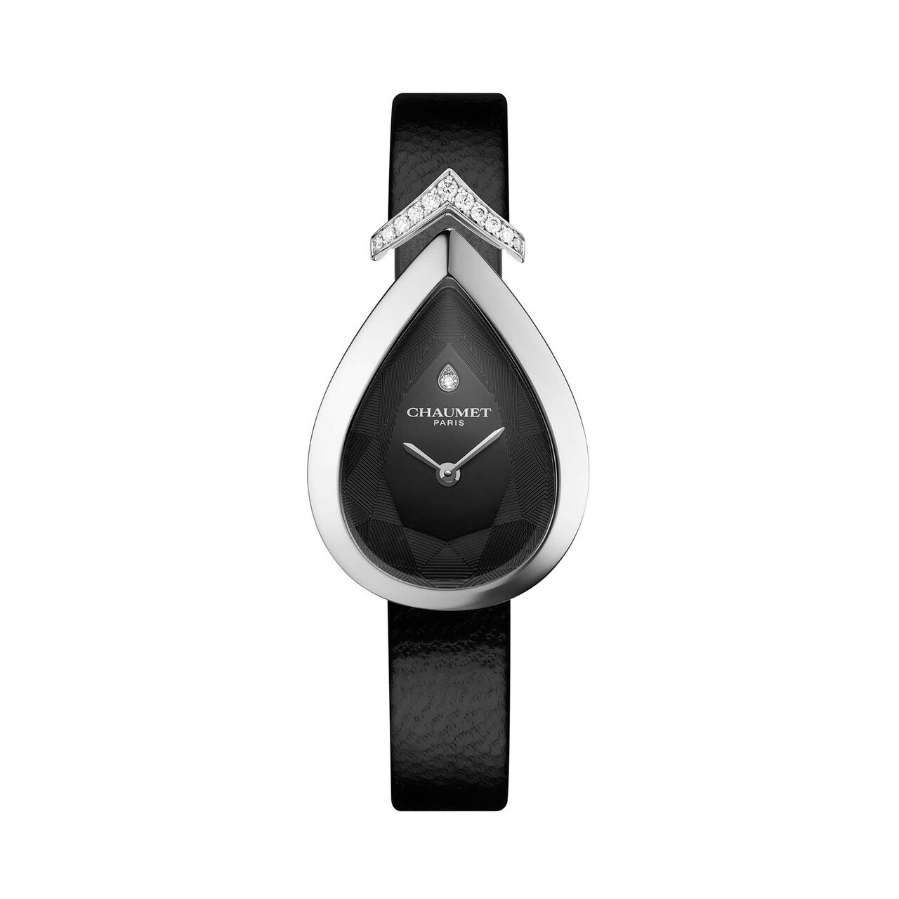 chaumet josephine aigrette quartz 27 x 20 mm white gold diamond watch w84215 front image number 0