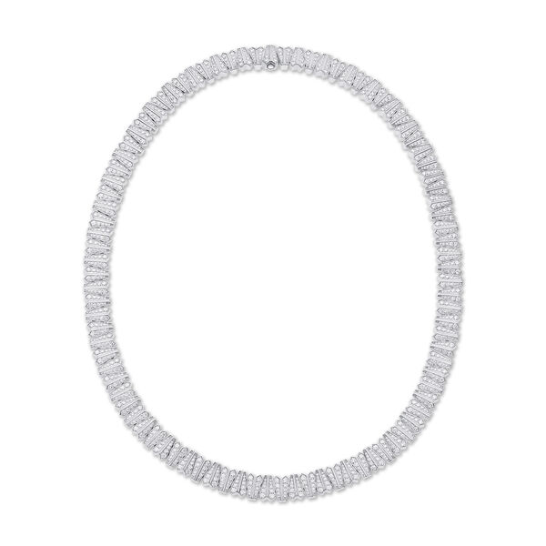 Collier en diamants et or blanc 18 carats