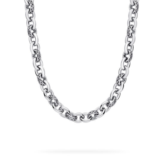 19-Inch Silver Chain Necklace image number 0