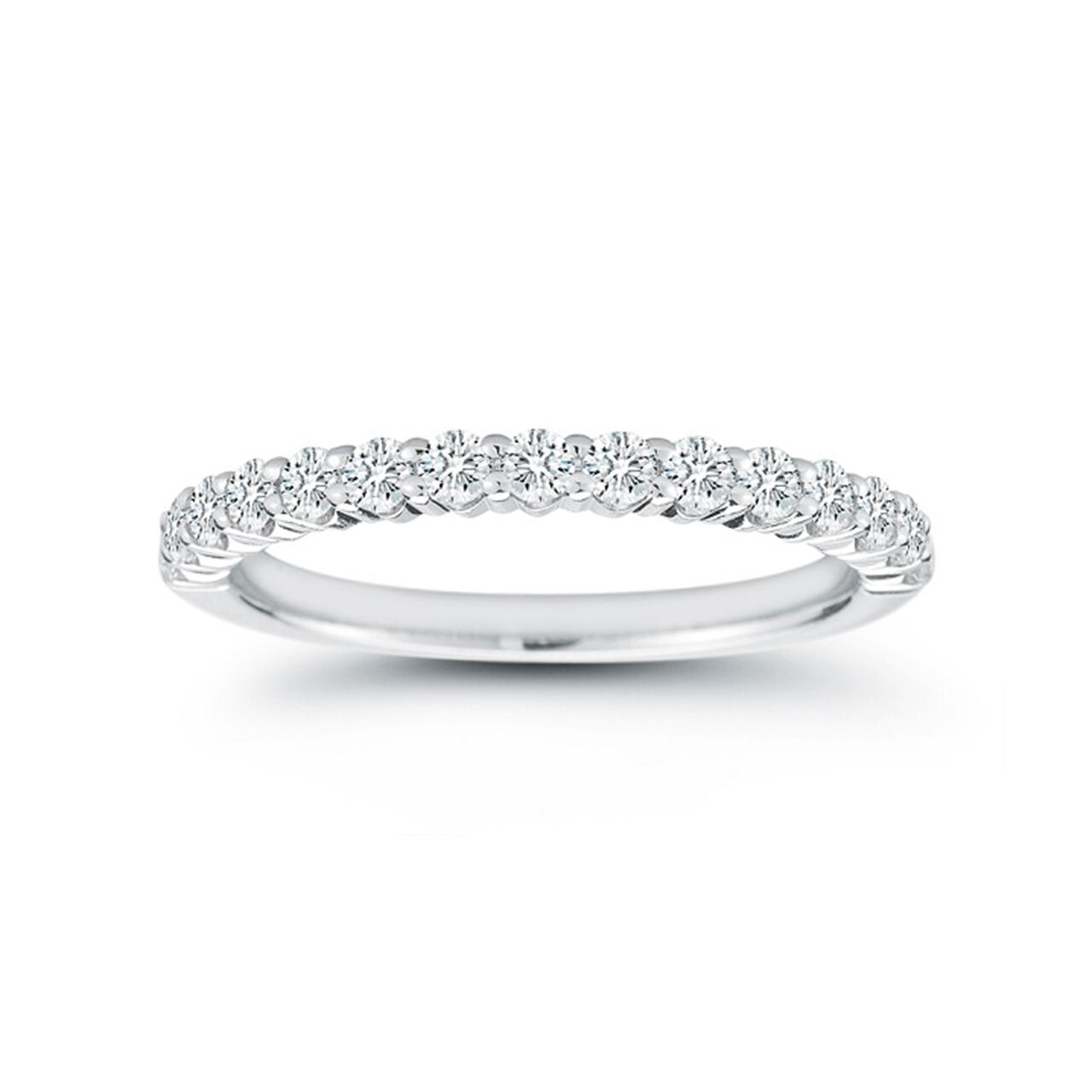 Bijoux Birks White Gold And Diamond Wedding Band image number 0