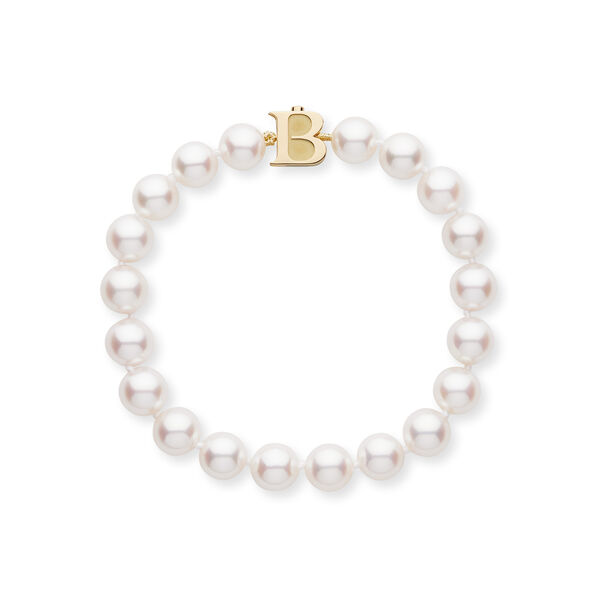 Bracelet Akoya 8-8,5 mm en or jaune