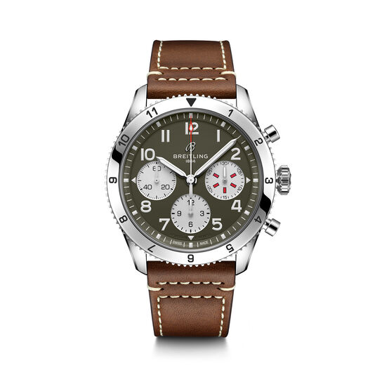 Breitling Classic AVI Curtiss Warhawk Automatic Chronograph 42 mm Stainless Steel image number 0