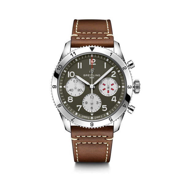Classic AVI Curtiss Warhawk Automatic Chronograph 42 mm Stainless Steel
